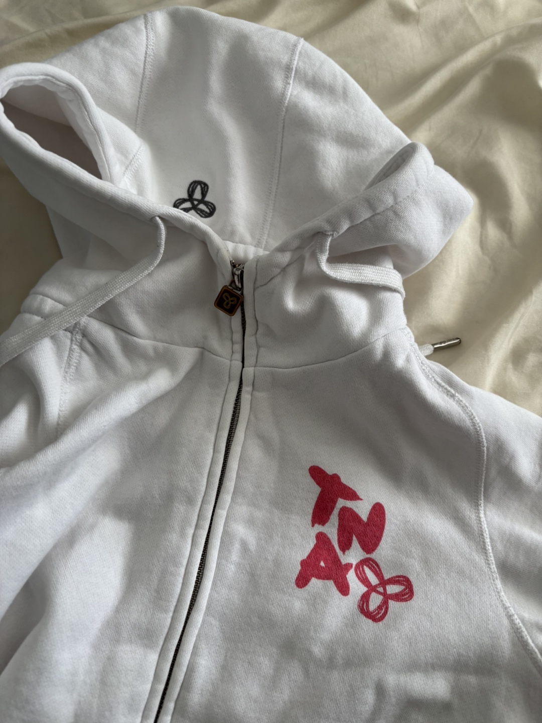 TNA White Zip-Up Hoodie - photo 2