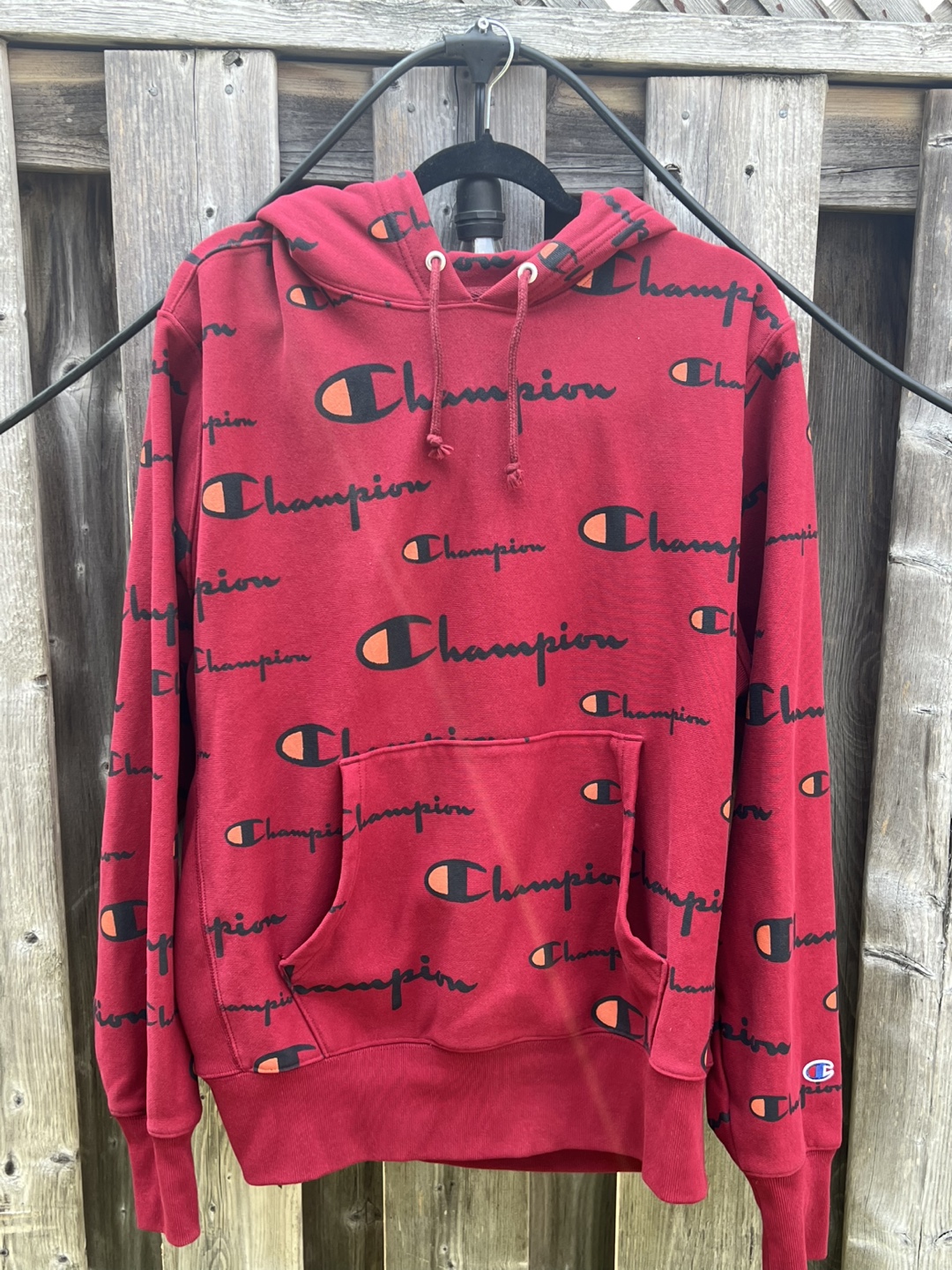 Champion Reverse Weave Hoodie - Size Large