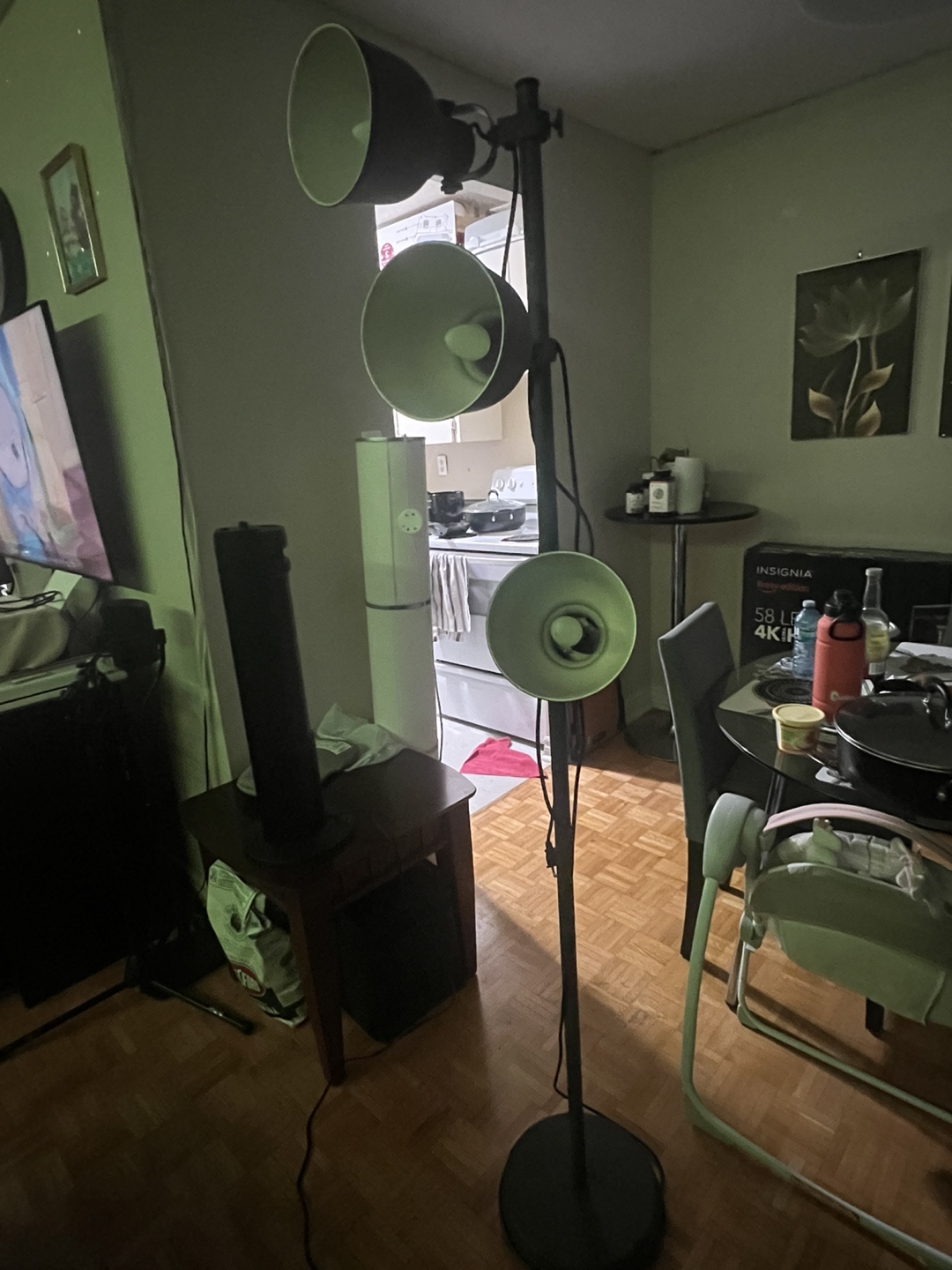 Ikea Modern Floor Lamp - Black