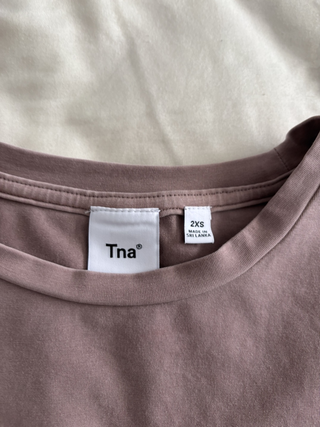 Tna Mauve Cropped T-Shirt - Size 2XS - photo 3
