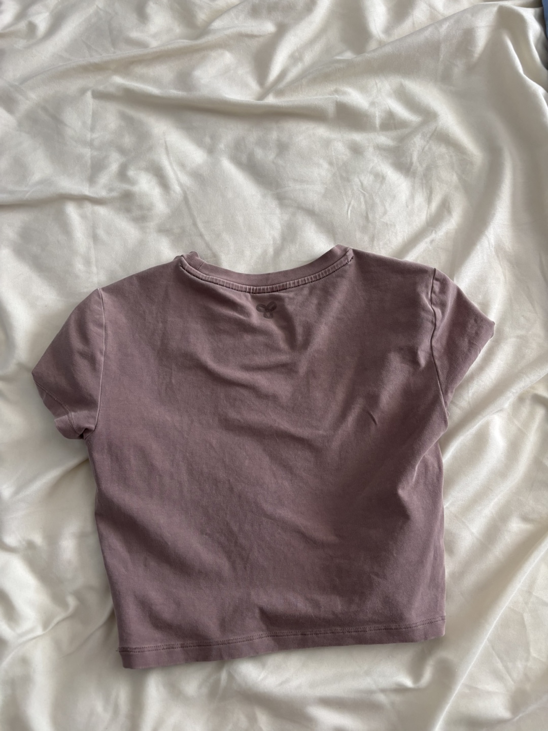 Tna Mauve Cropped T-Shirt - Size 2XS - photo 4