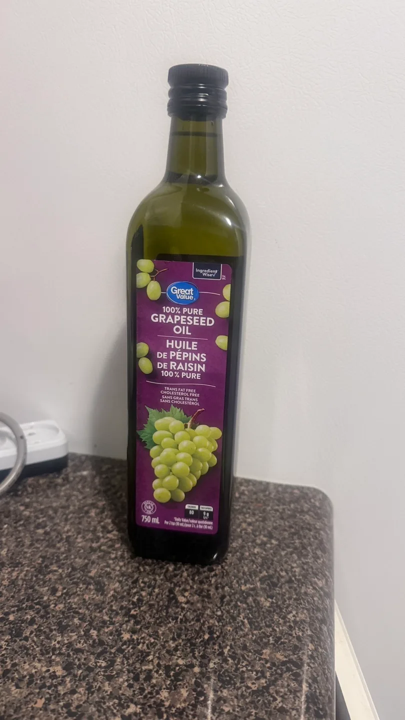 Great Value Grapeseed Oil - 750 mL thumbnail