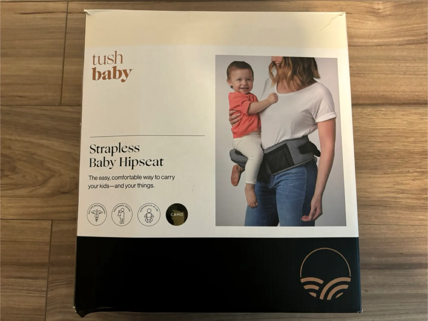 Tushbaby Strapless Baby Hipseat - Camo thumbnail