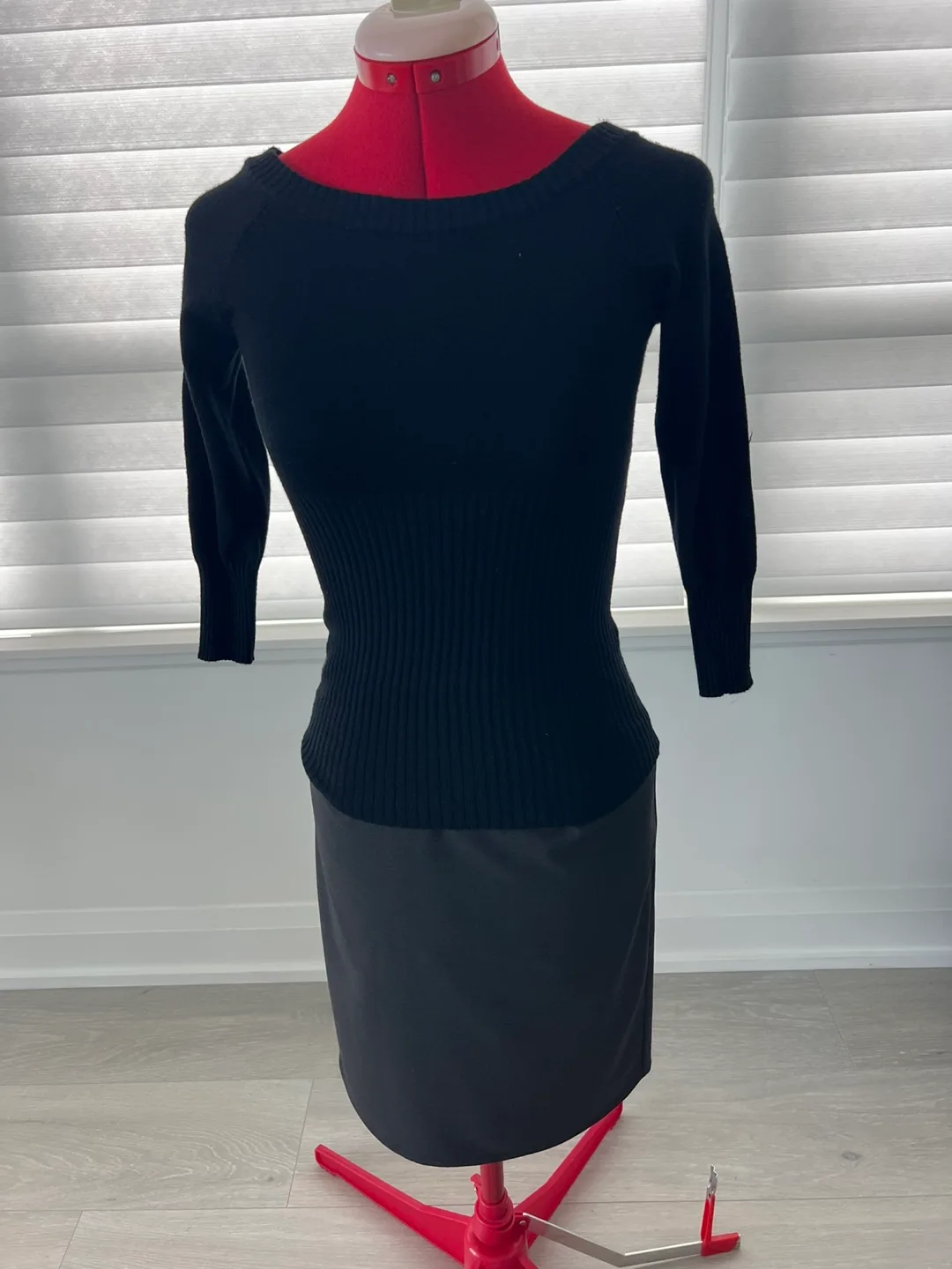 Black Skirt and Sweater Set thumbnail