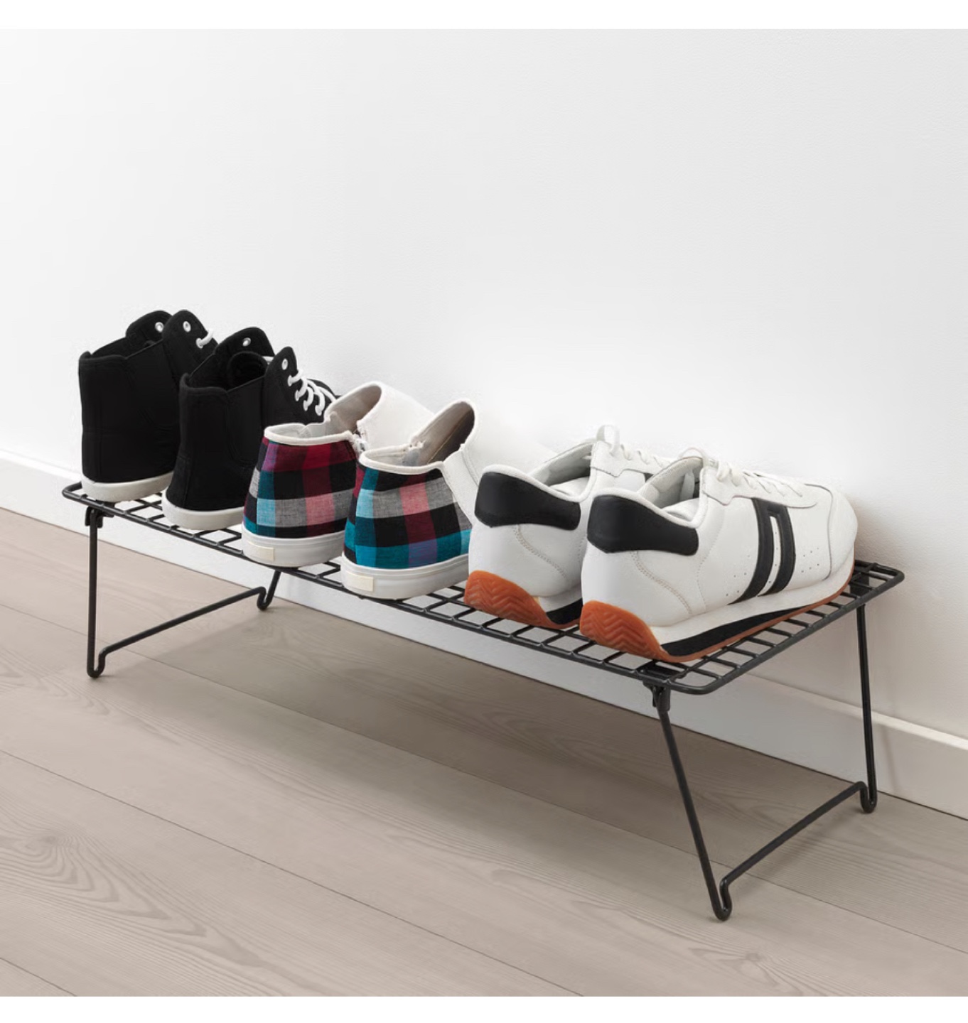 IKEA Grejig stackable shoe rack in grey - photo 2