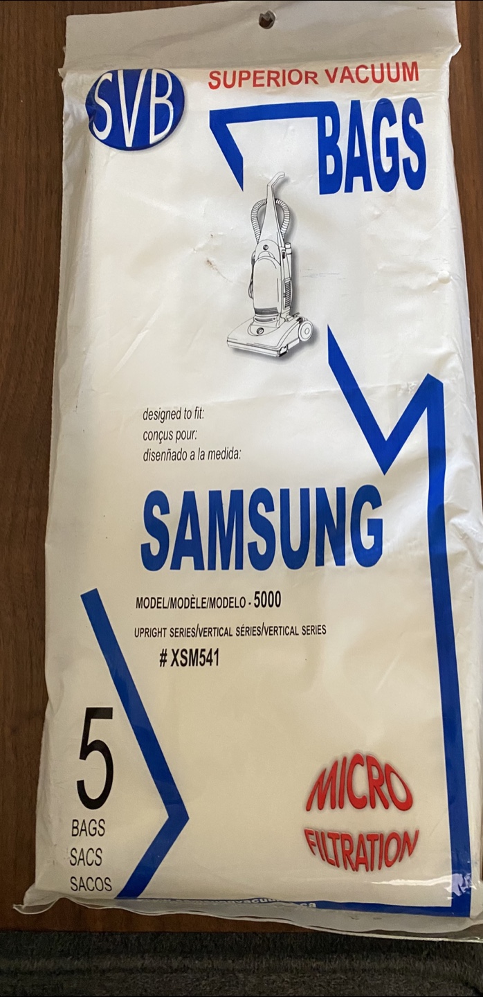 Samsung Vacuum Bags - Model 5000