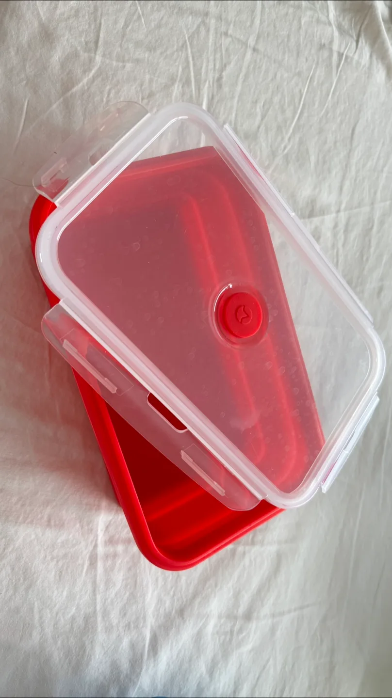 Collapsible Silicone Food Containers - Various colours thumbnail