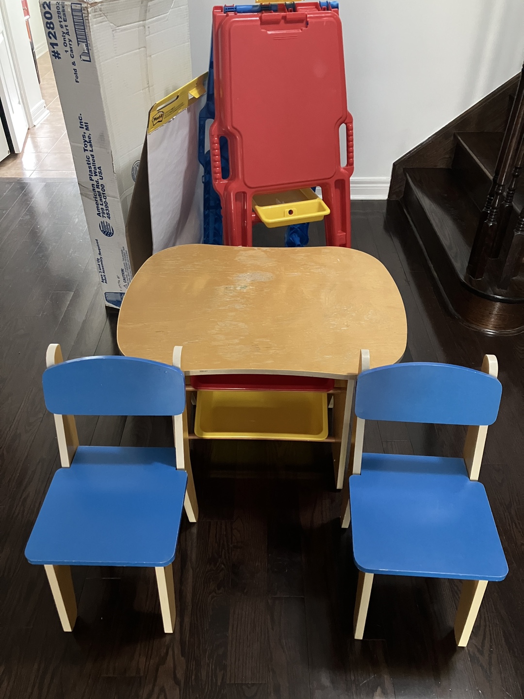 Fold & Carry Art Easel & Table Set - photo 4