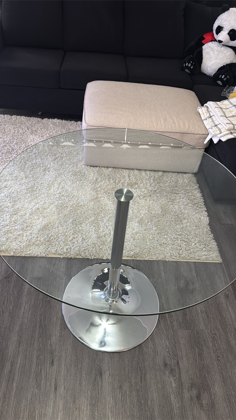 Glass Top Coffee Table