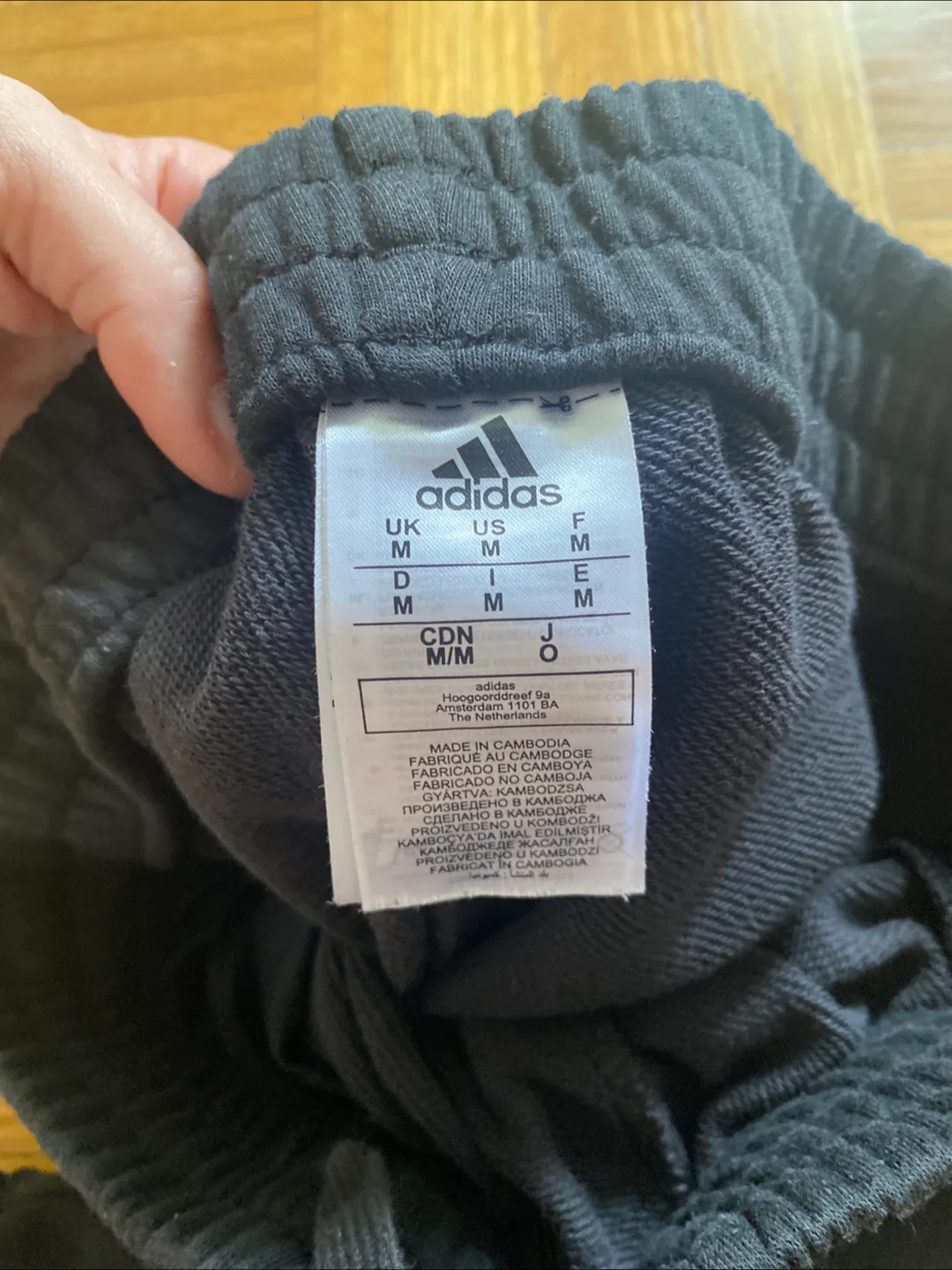 Adidas Black Sweatpants - Size M image indicator(2)