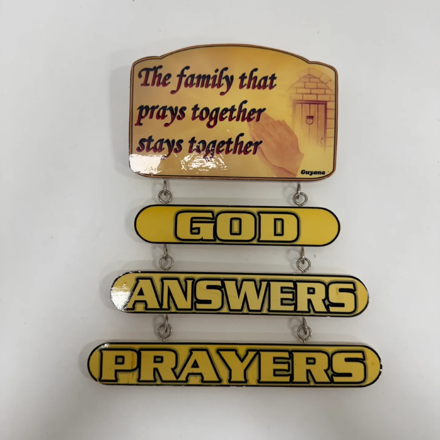 The Family That Prays Together Sign thumbnail