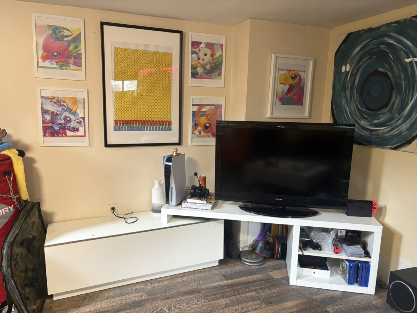 White TV Stand/Console
