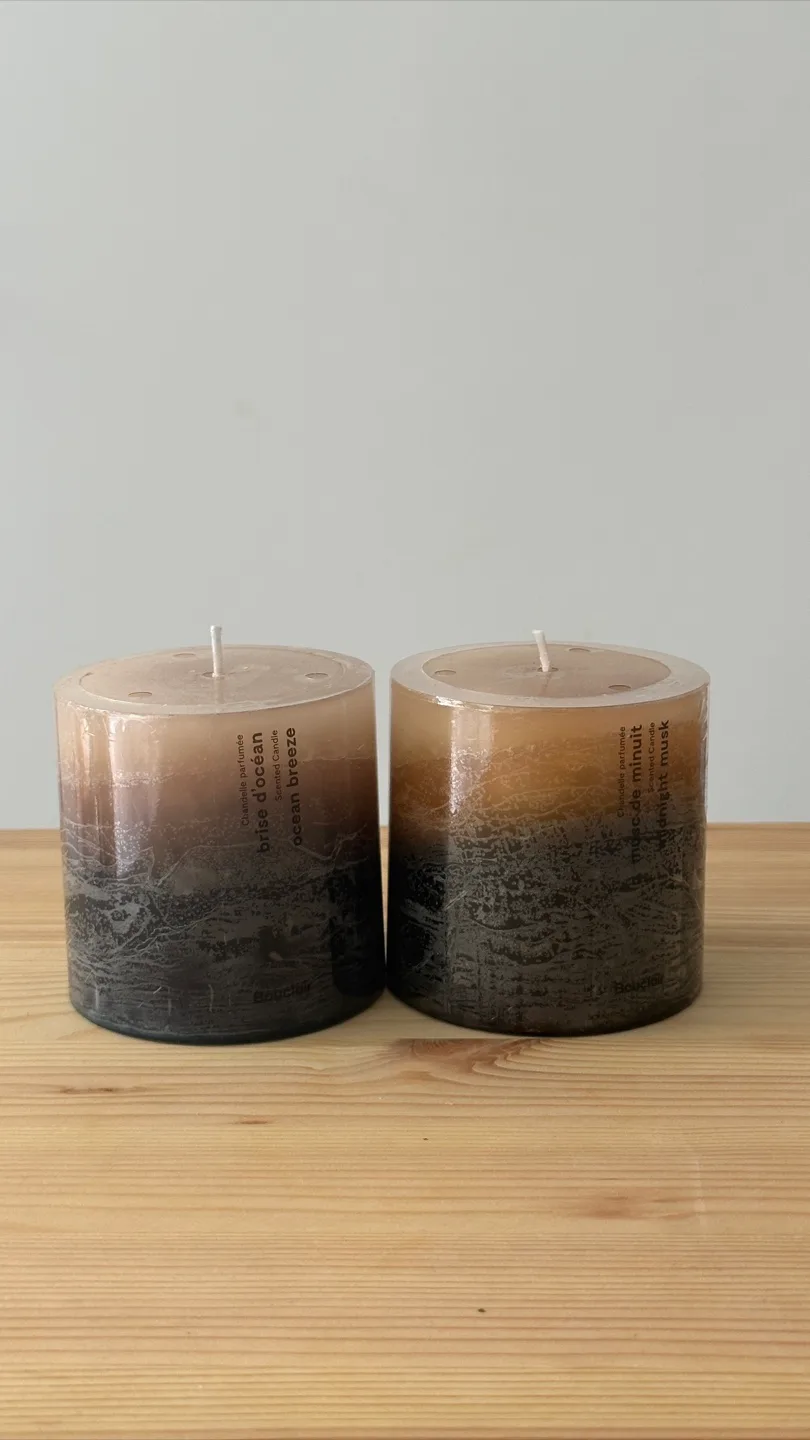 Bouclair Scented Candles - Midnight Musk & Ocean Breeze thumbnail