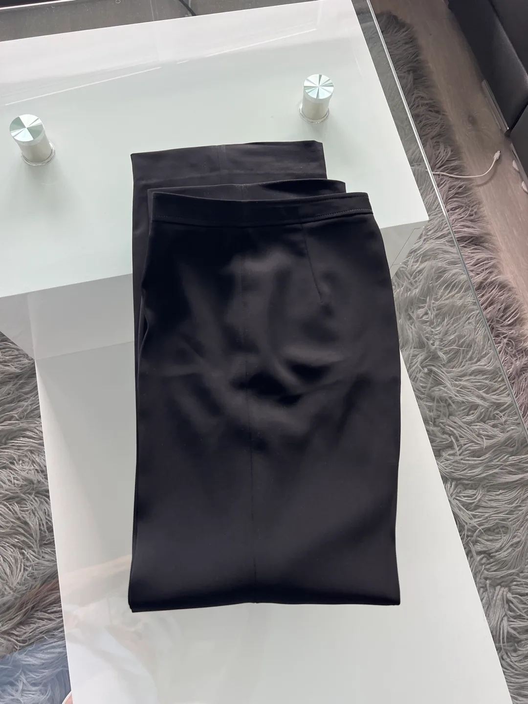 Black Wide Leg Trousers image indicator(2)