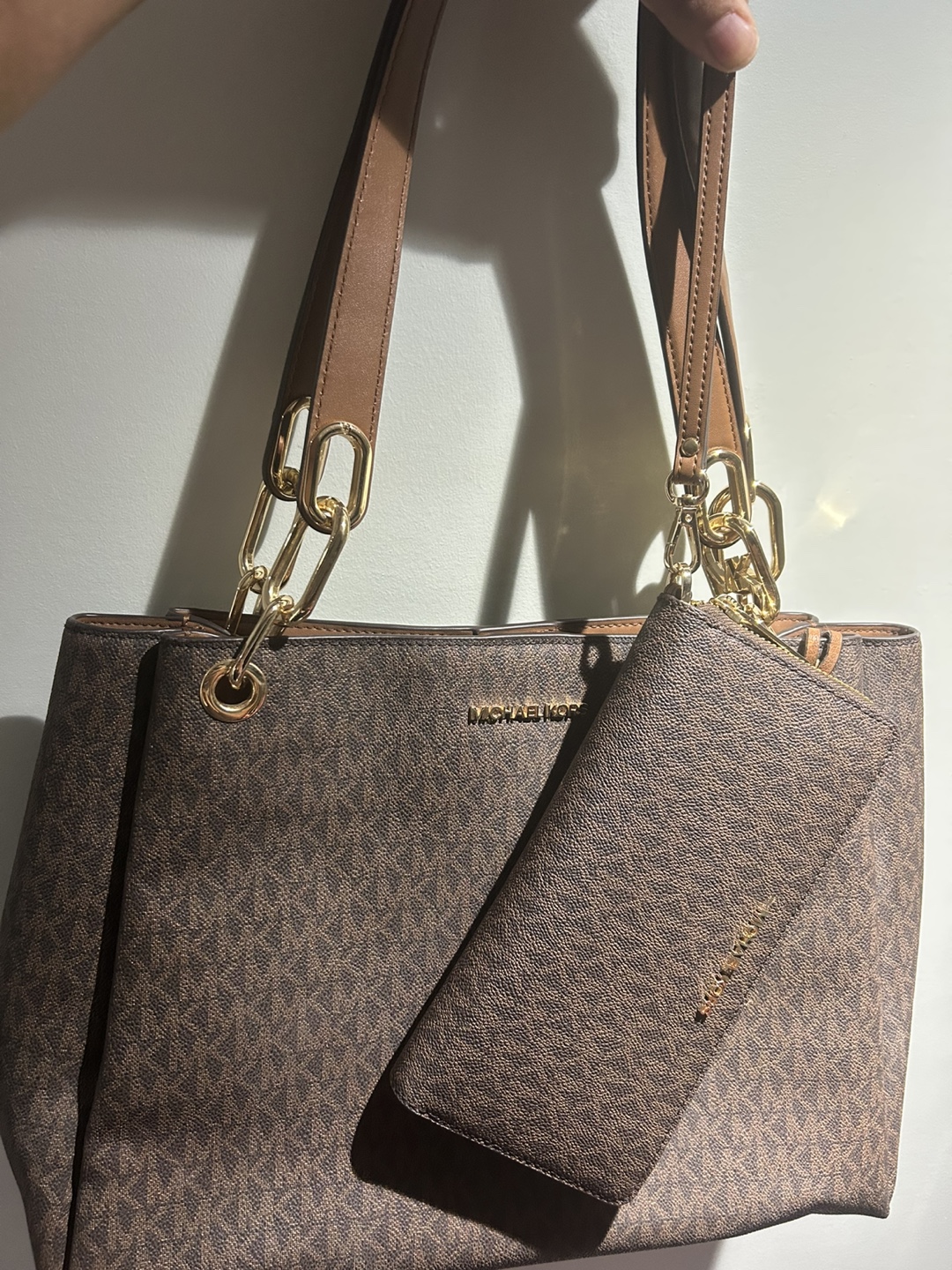 Michael Kors Tote Bag & Wallet Set