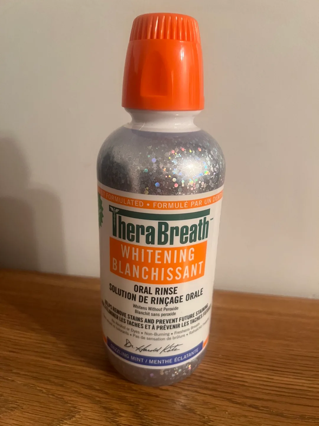 🧡❤️TheraBreath Whitening Oral Rinse - Dazzling Mint image indicator(3)