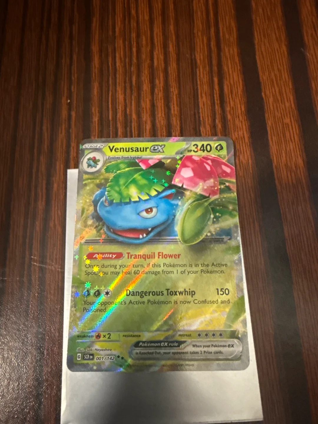 Venusaur EX Pokemon Card thumbnail