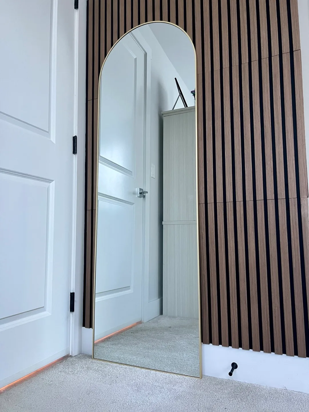 Gold Arched Full Length Mirror thumbnail
