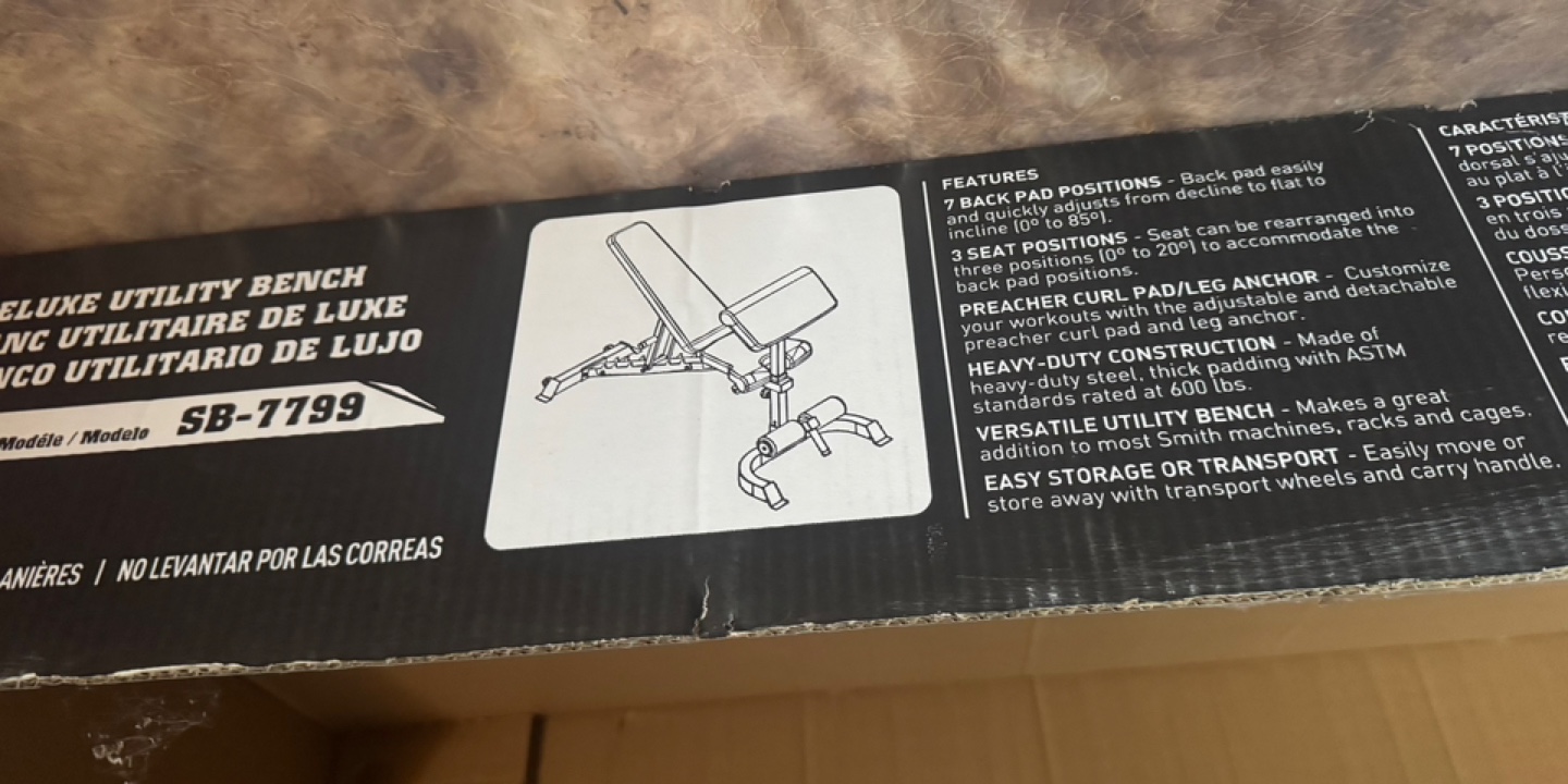 Marcy Deluxe Utility Bench SB-7799 - photo 3
