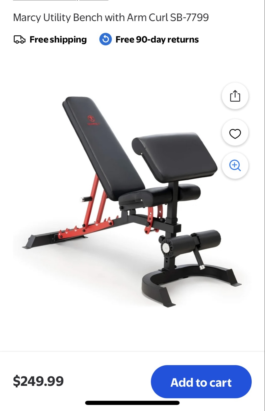 Marcy Deluxe Utility Bench SB-7799 - photo 4