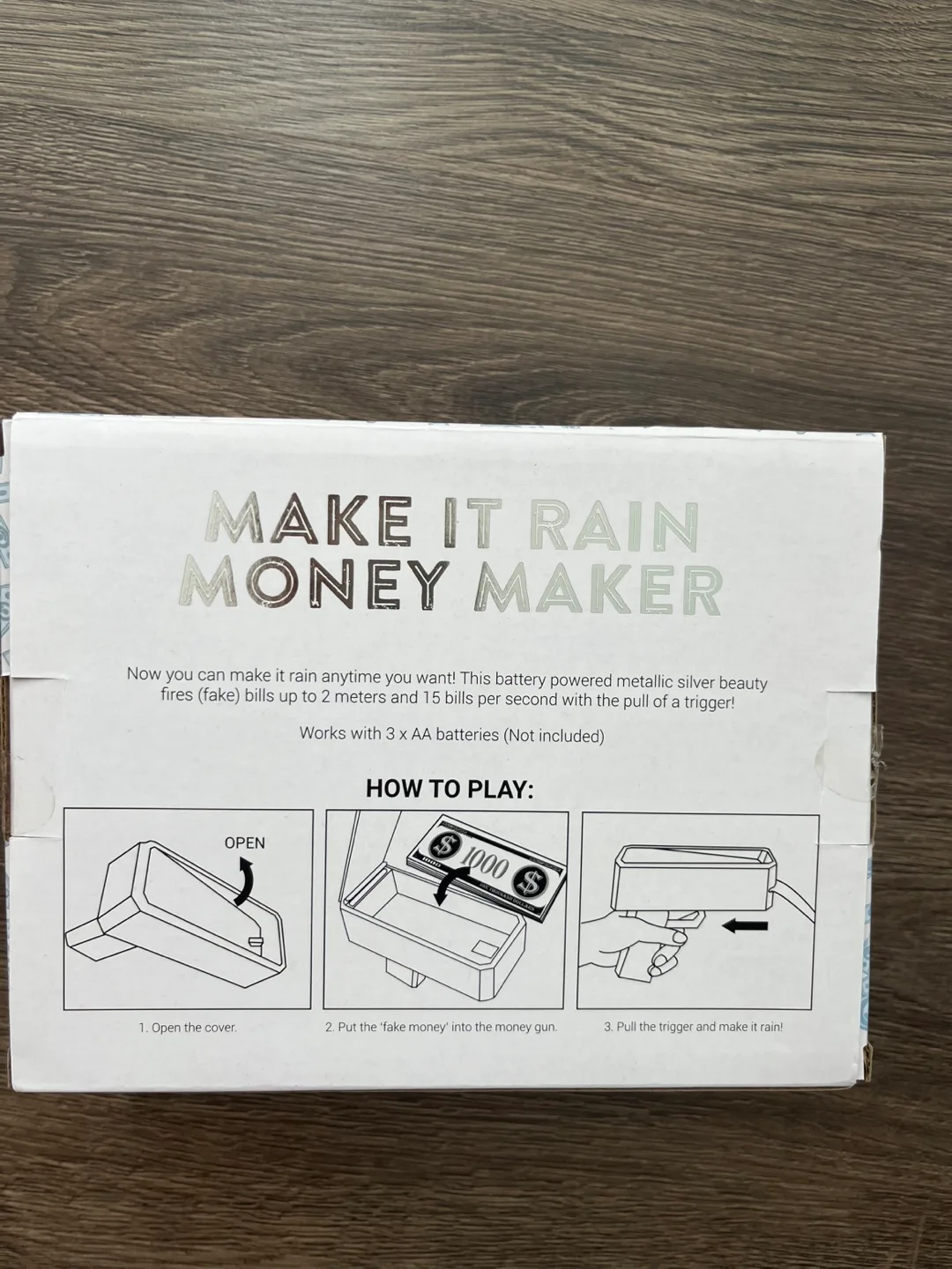 Make It Rain Money Maker Toy Gun image indicator(4)