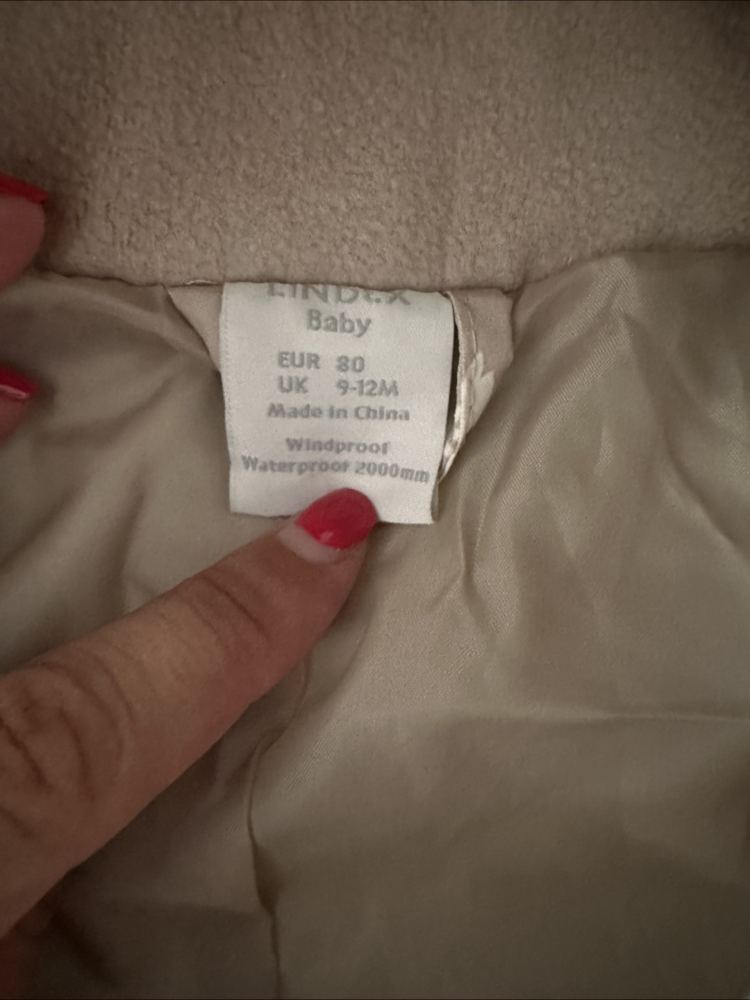 Lindex Baby Rain Suit - Size 80 - photo 4