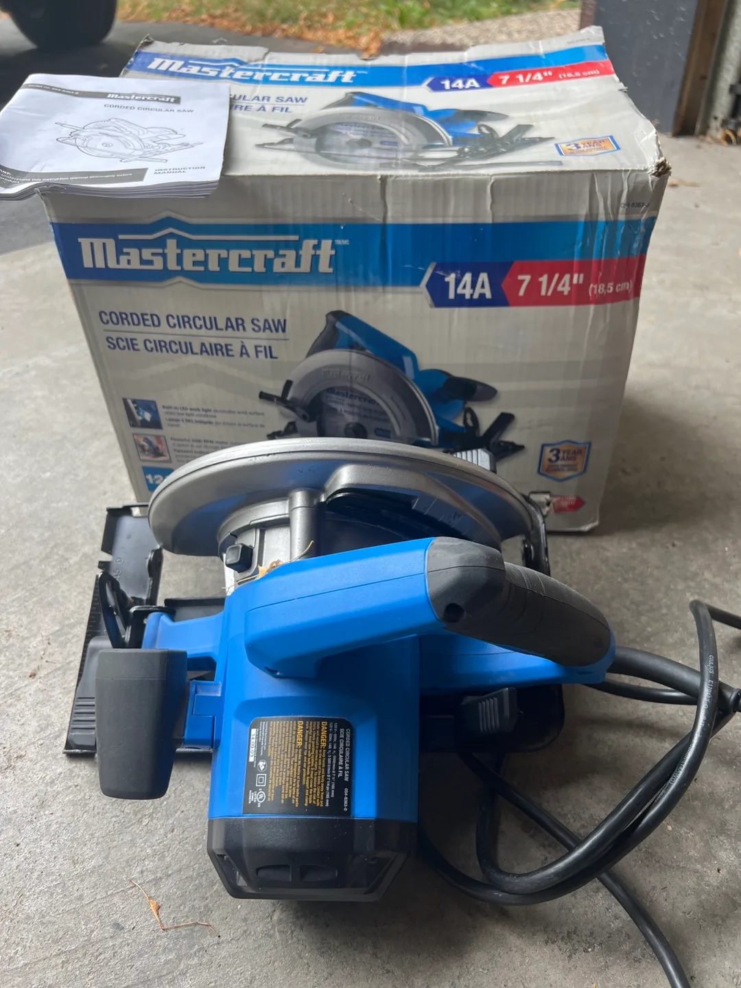 Mastercraft Corded Circular Saw 7 1/4" thumbnail