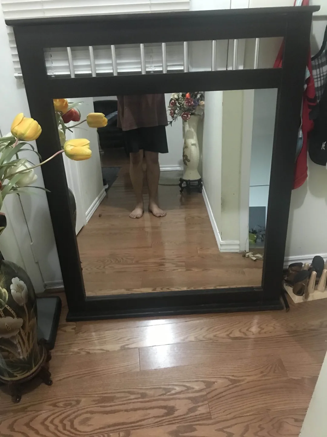 Beautiful Dark Wood Mirror thumbnail