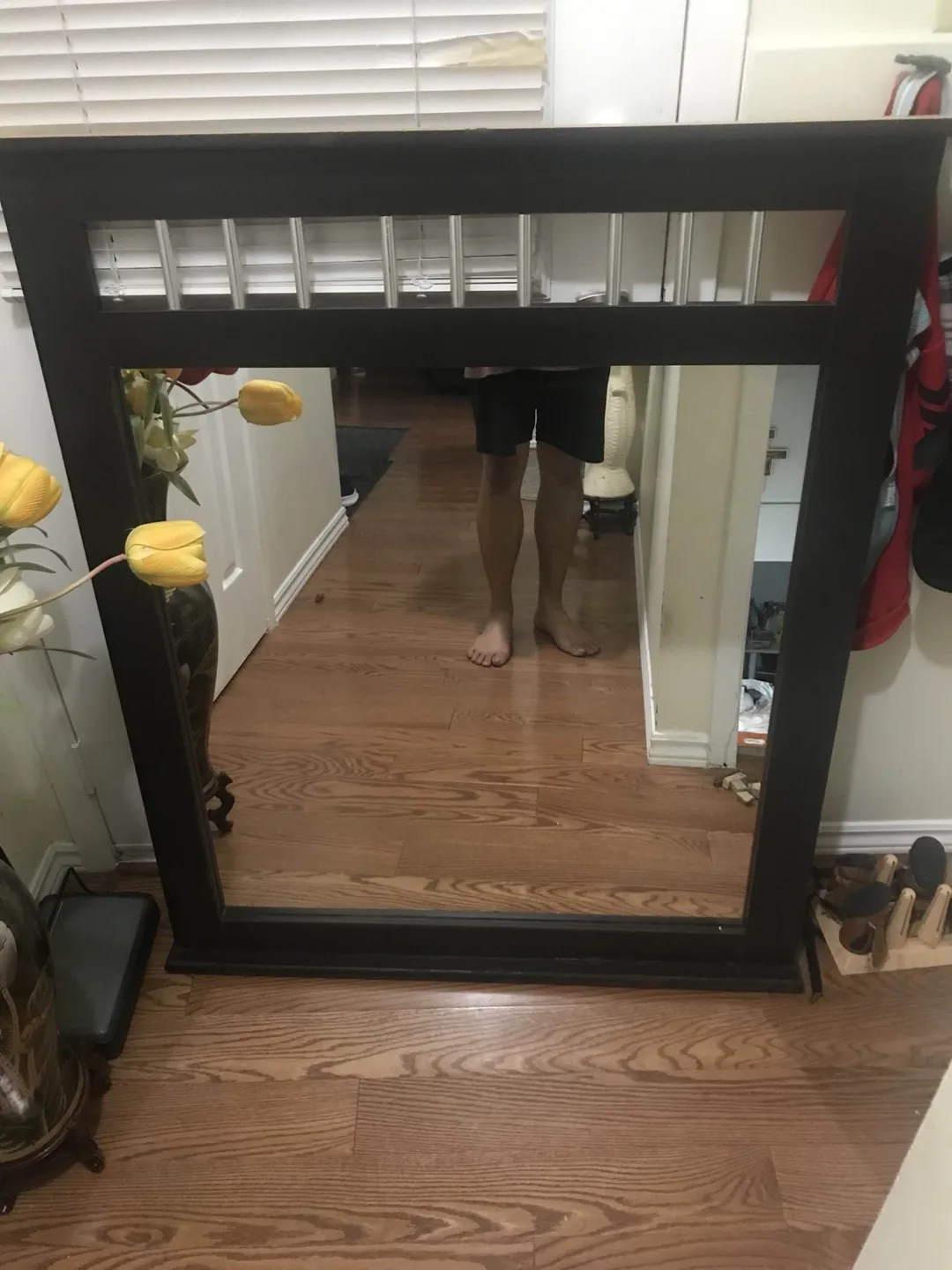 Beautiful Dark Wood Mirror image indicator(3)