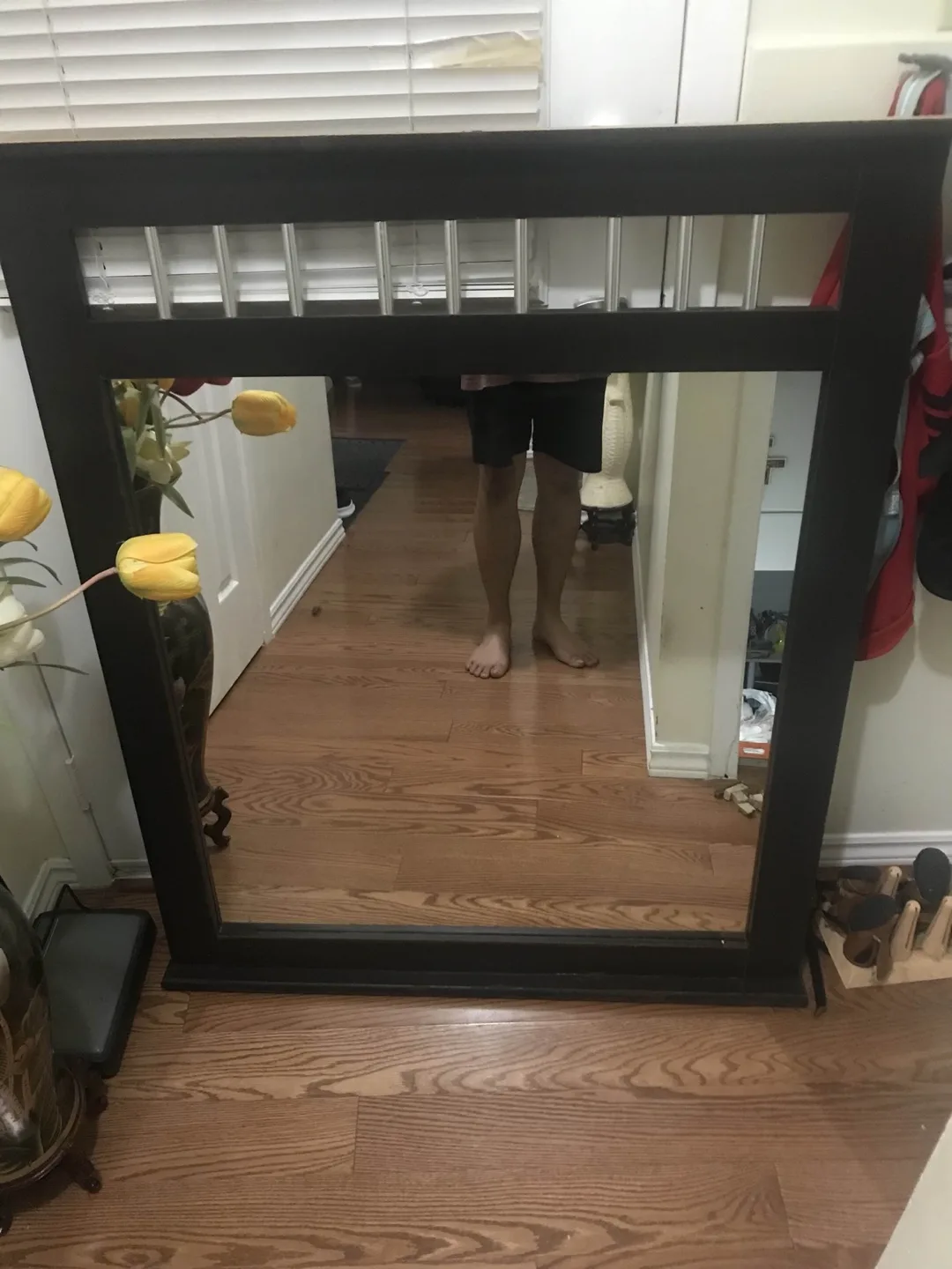 Beautiful Dark Wood Mirror image indicator(4)