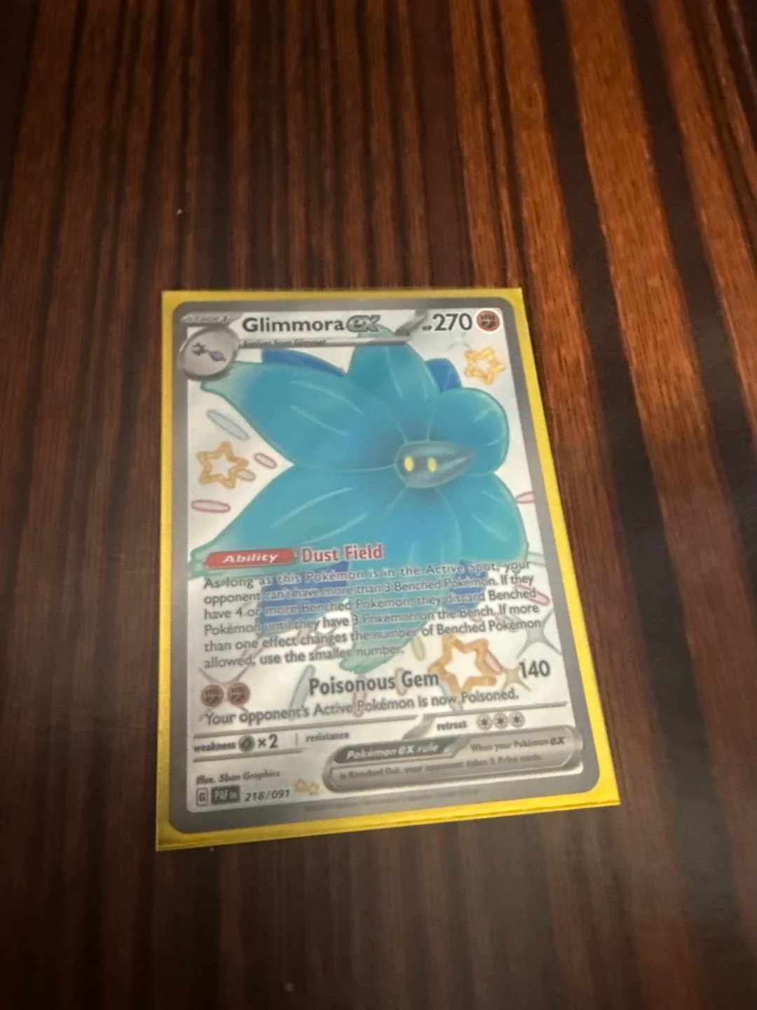 Glimmora EX Pokemon Card thumbnail