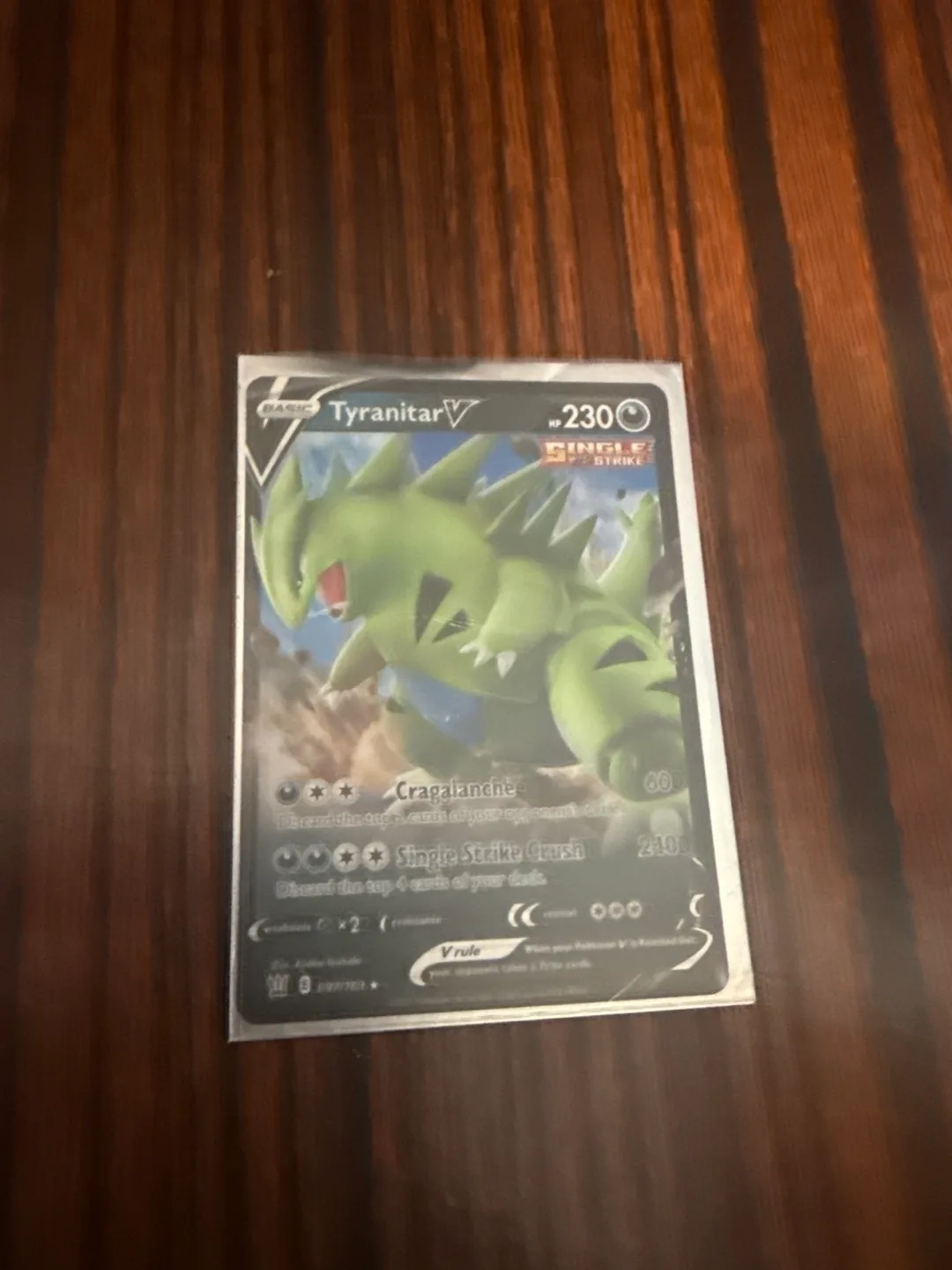 Tyranitar V Pokemon Card thumbnail