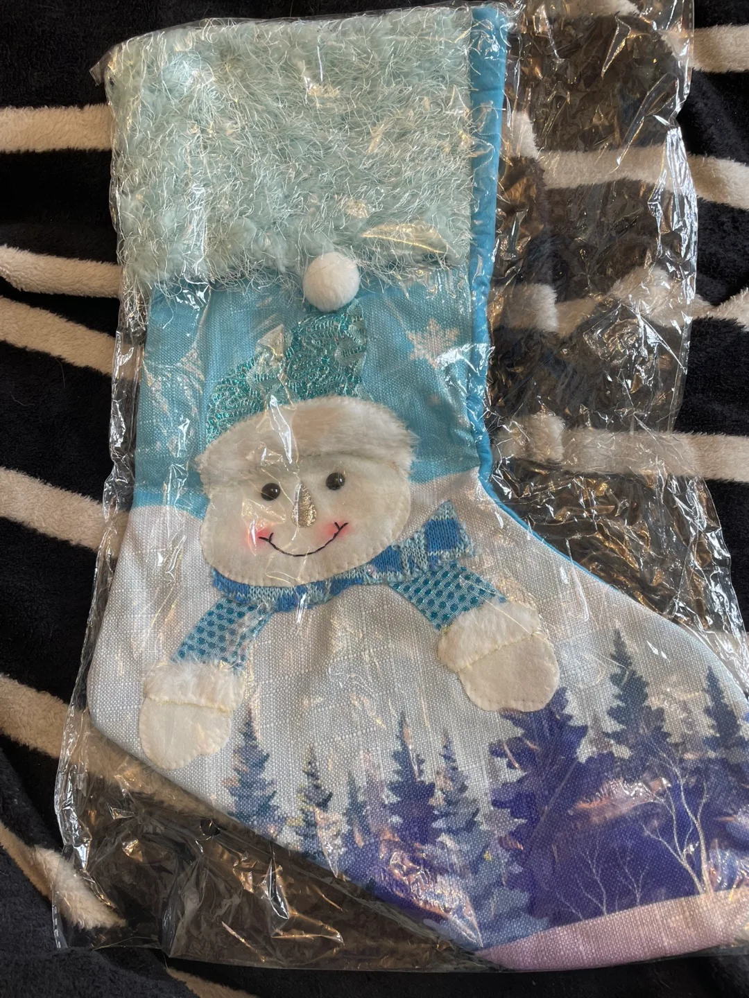 New Christmas Snowman Stocking