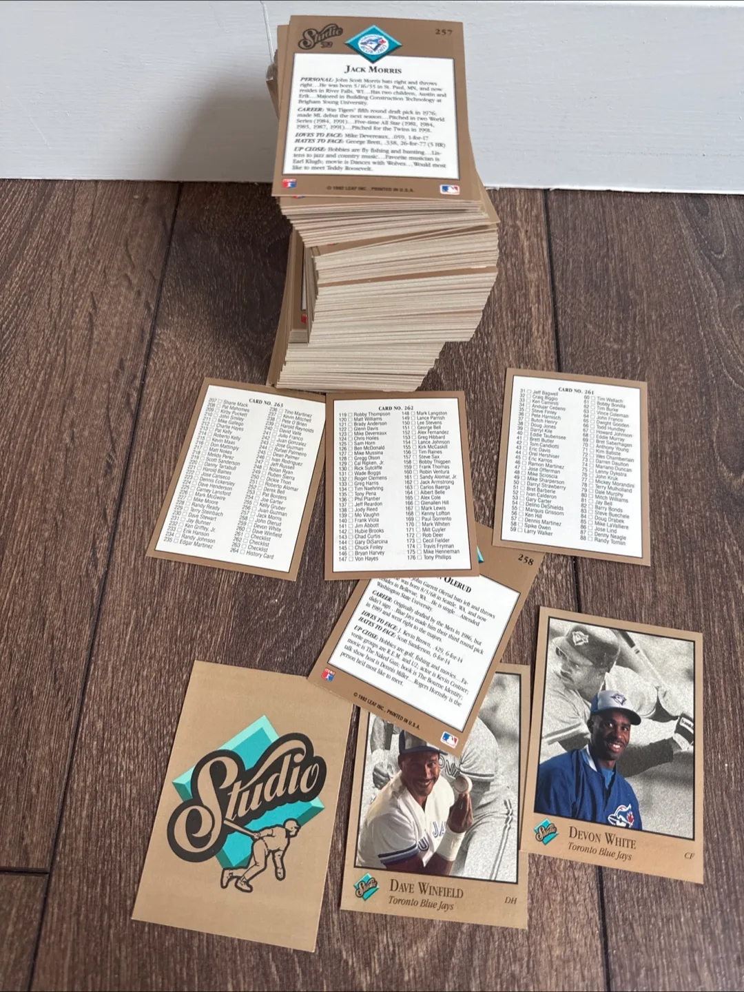⚾🔥 VINTAGE 1991 Studio Baseball Card Lot 🔥⚾ thumbnail