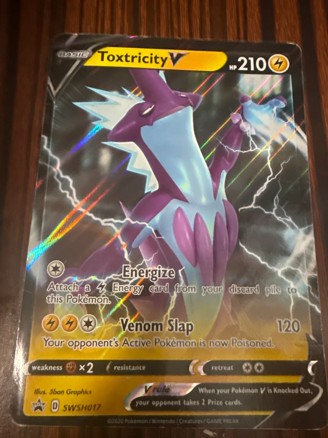 Toxtricity V Pokemon Card thumbnail