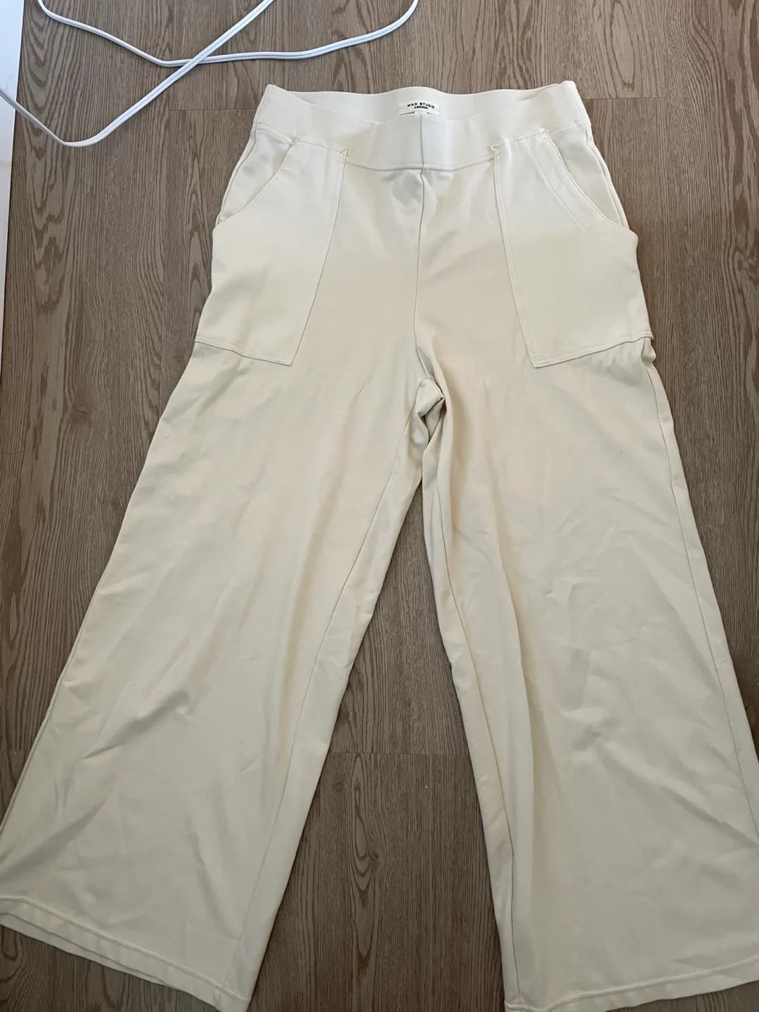 Max Studio Beige Wide Leg Pants thumbnail