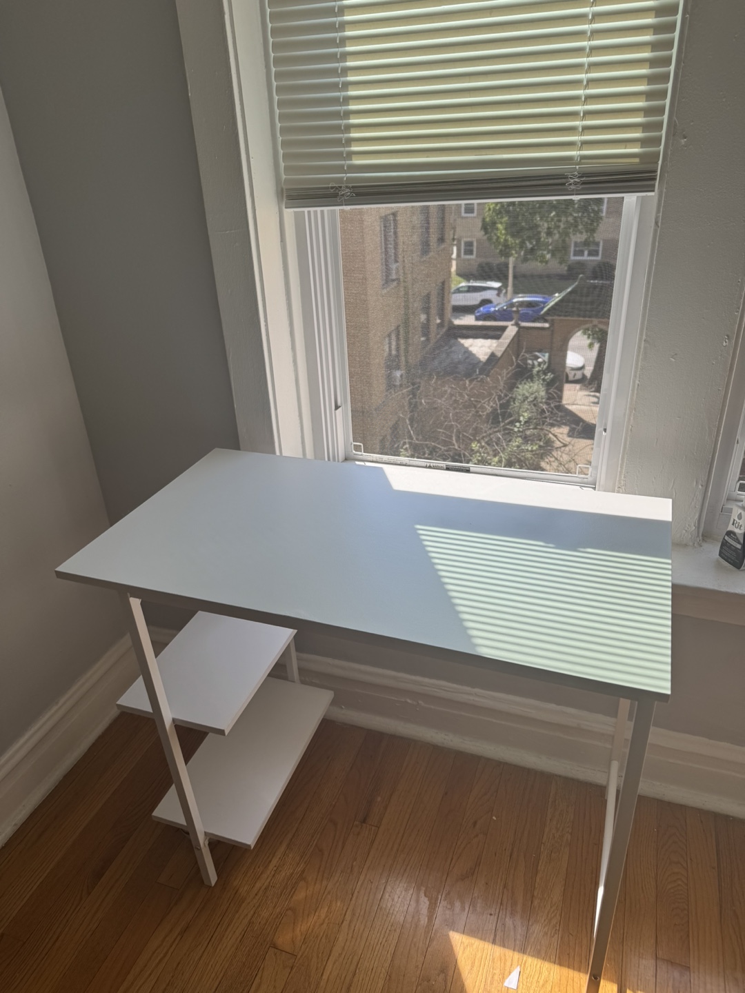 White Desk with Shelves