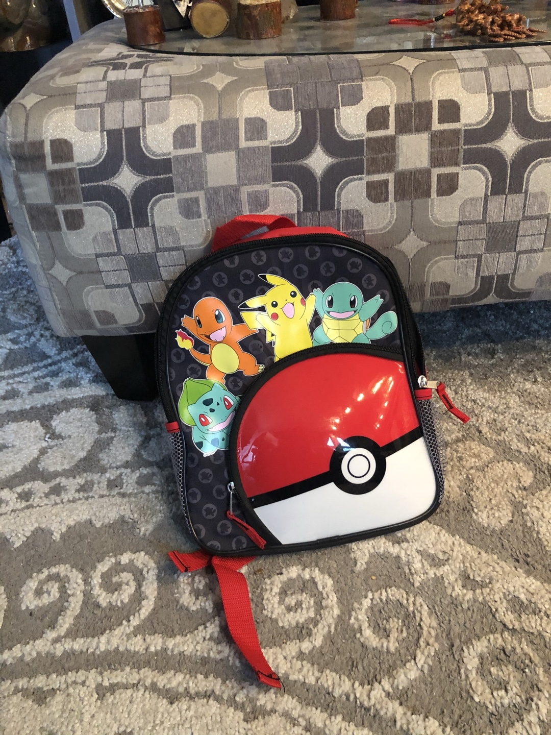 Pokemon Backpack - Pikachu, Charmander, Squirtle, Bulbasaur
