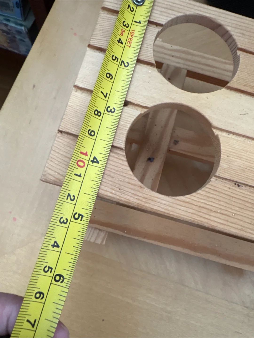 🧡Miniature Wooden Picnic Table Condiment Holder image indicator(3)