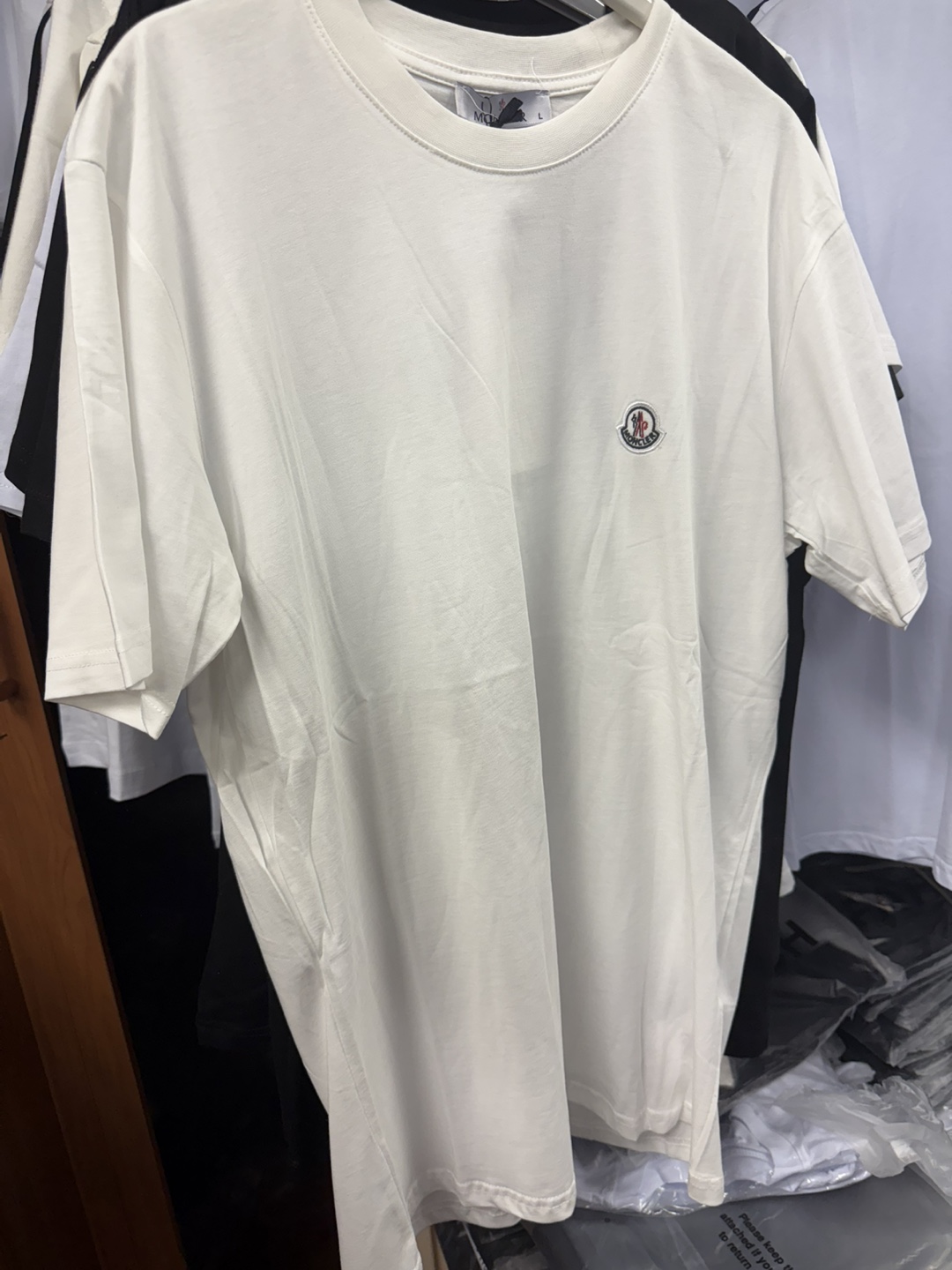 Moncler Black T-Shirt