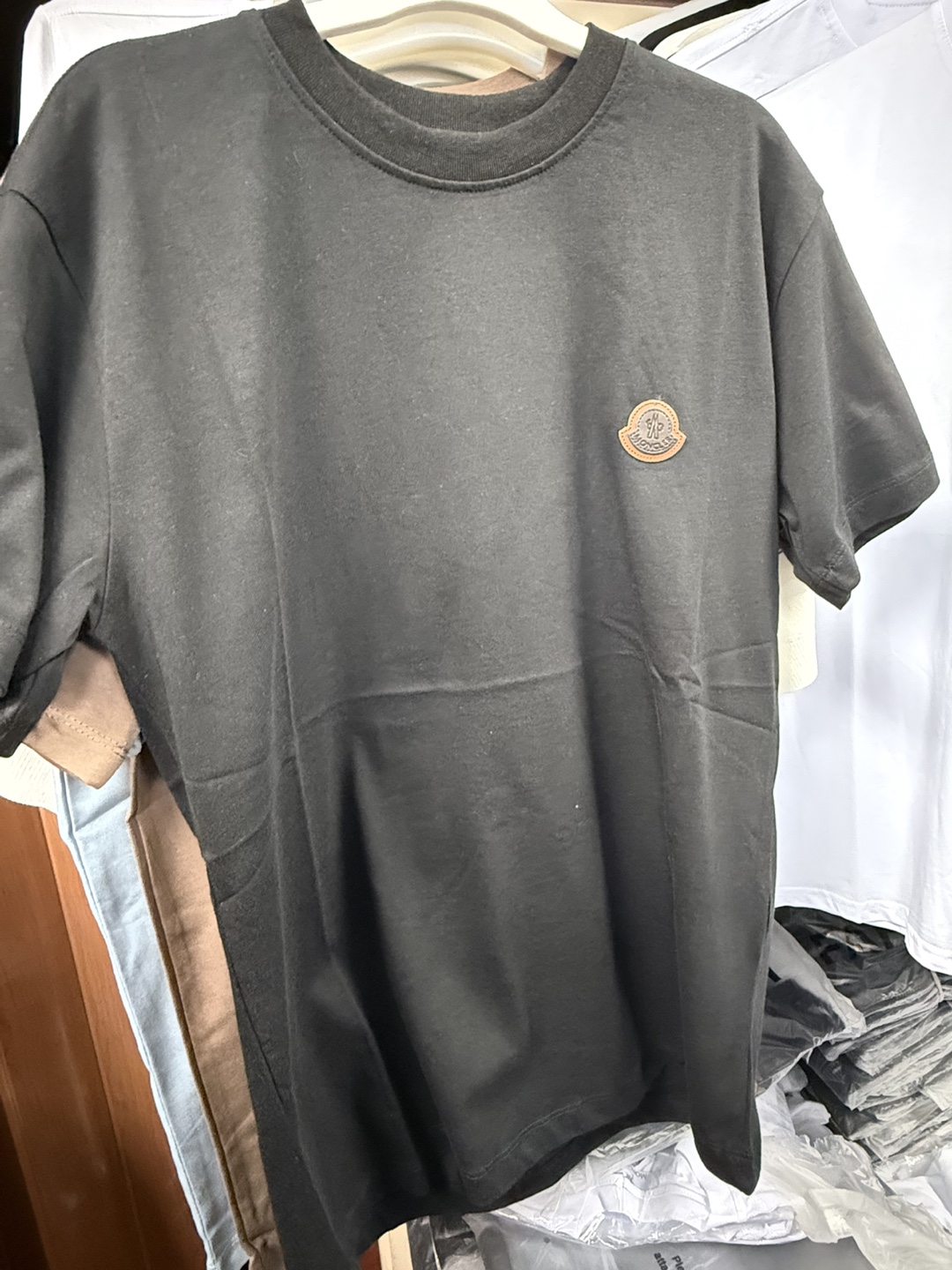Moncler Black T-Shirt - photo 2