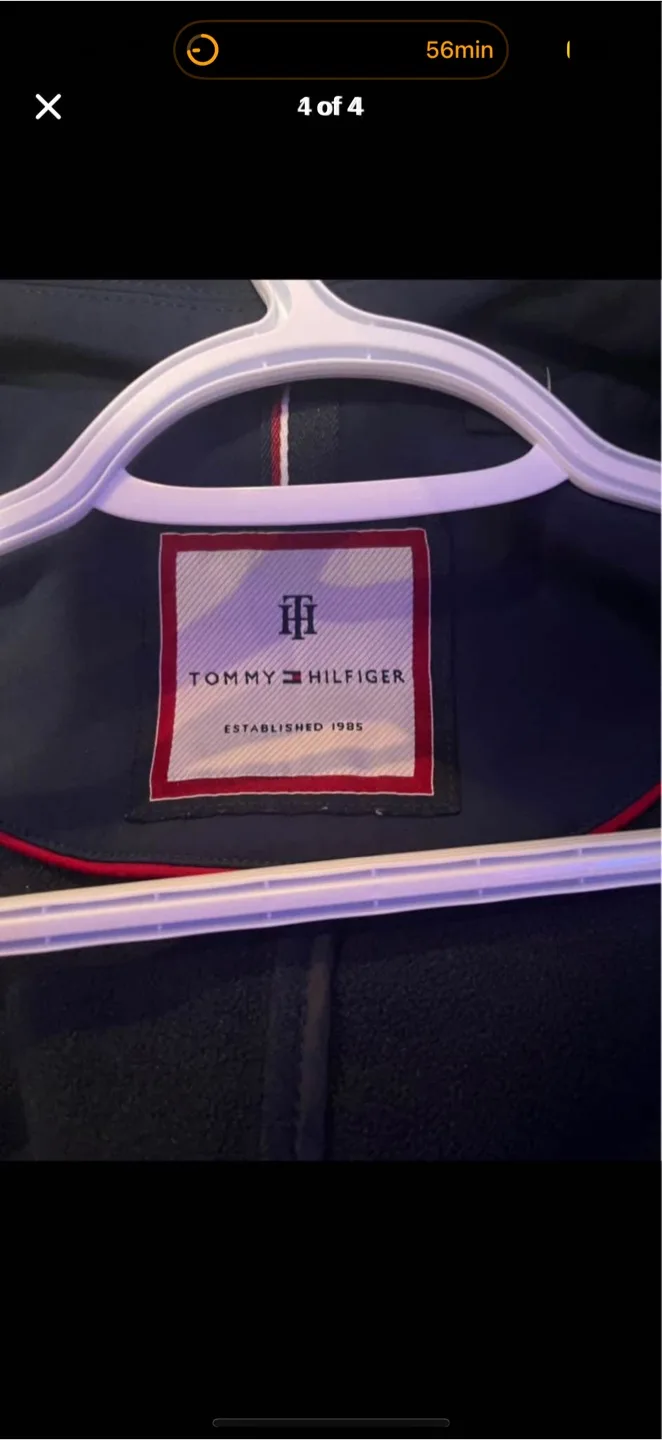 Tommy Hilfiger navy Coat image indicator(4)