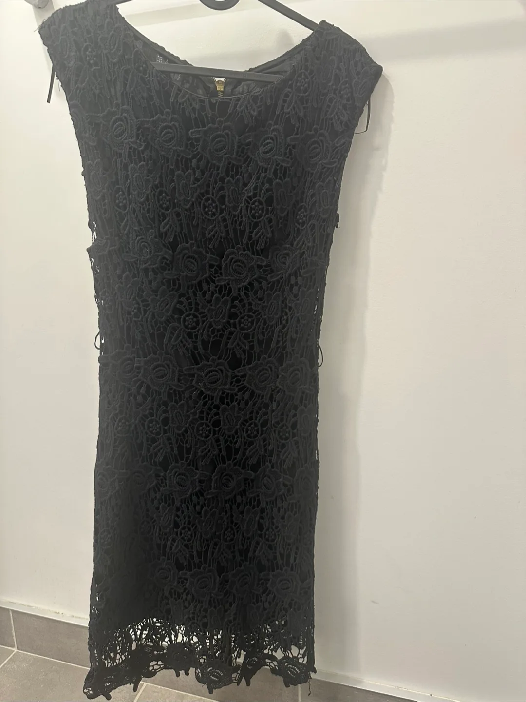 Mango Black Lace Dress - Size S image indicator(3)