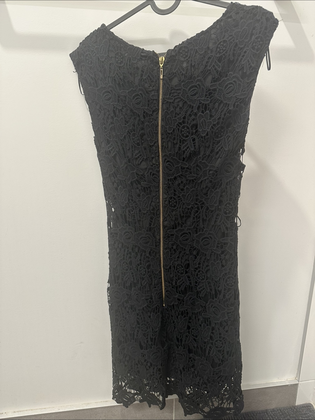 Mango Black Lace Dress - Size S - photo 2
