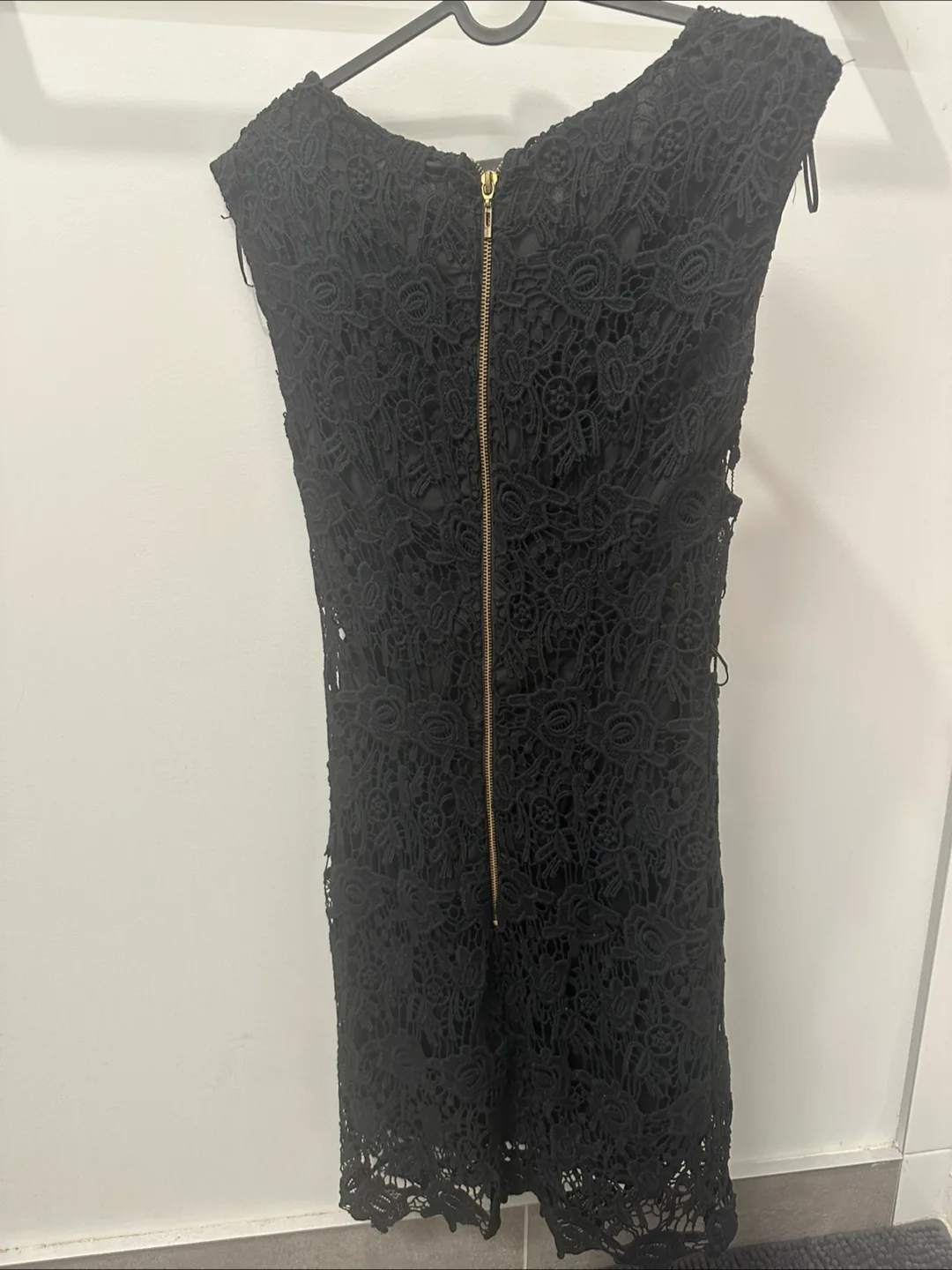Mango Black Lace Dress - Size S image indicator(2)
