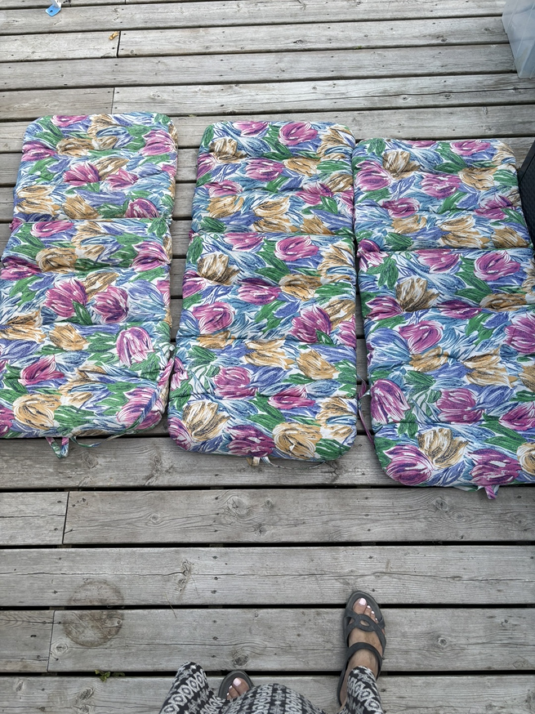 Floral Outdoor Chair Cushions