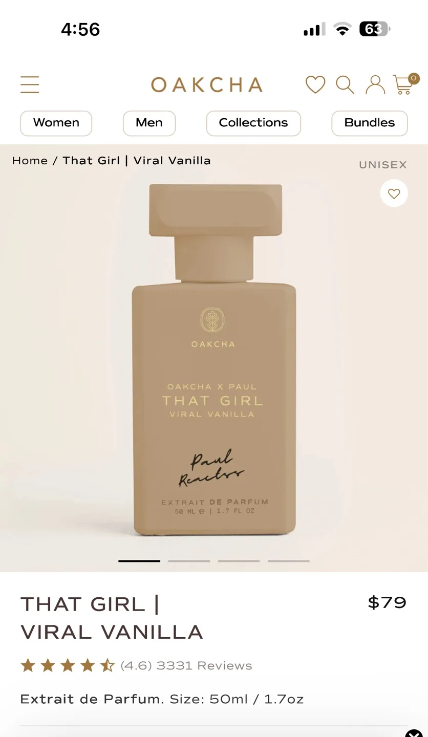 Oakcha That Girl Viral Vanilla Extrait de Parfum image indicator(2)