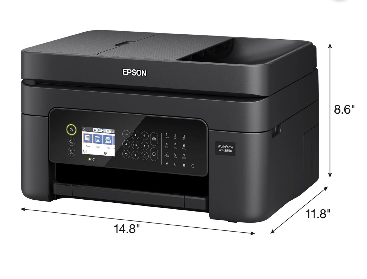 Epson WorkForce WF-2850 All-in-One Printer - photo 2