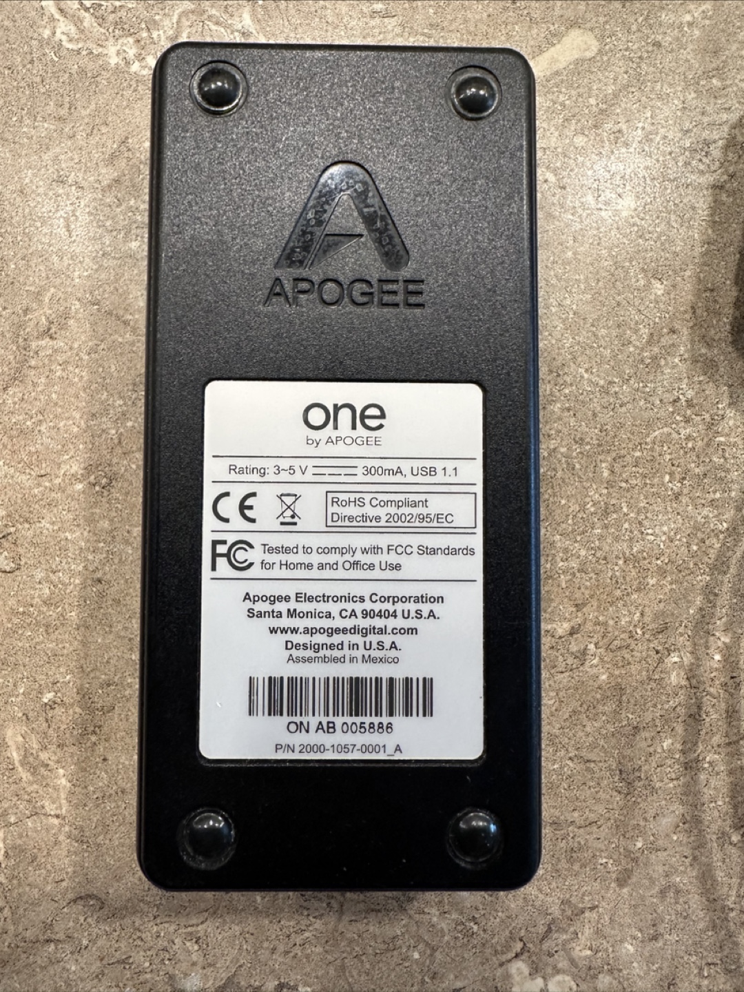 Apogee ONE Audio Interface with Accessories - photo 4