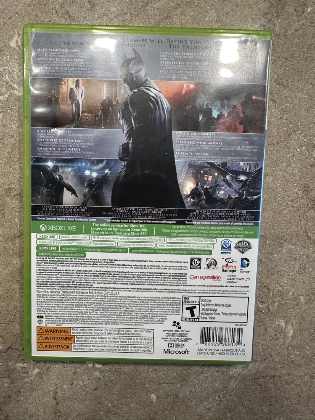 Batman: Arkham Origins - Xbox 360 Game - photo 2